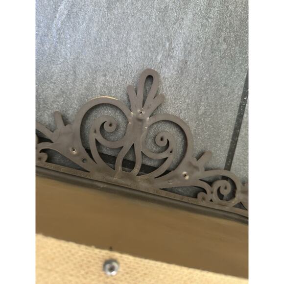 Vintage Homco Syroco Faux Rattan Bamboo Plastic Ornate Wall Cabinet 3609 - Picture 7 of 13